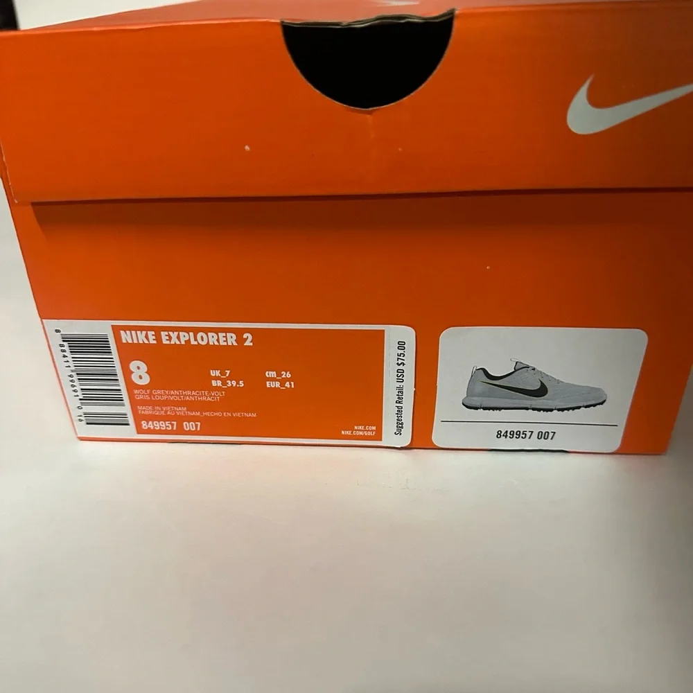 Nike Men's Explorer 2 Golf Shoes NWT NIB - Picture 6 of 6